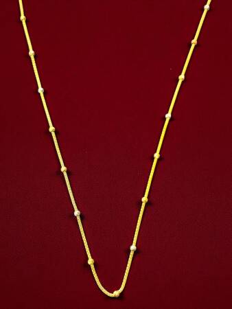 14 Ayar Altın Dorika Kolye - 5