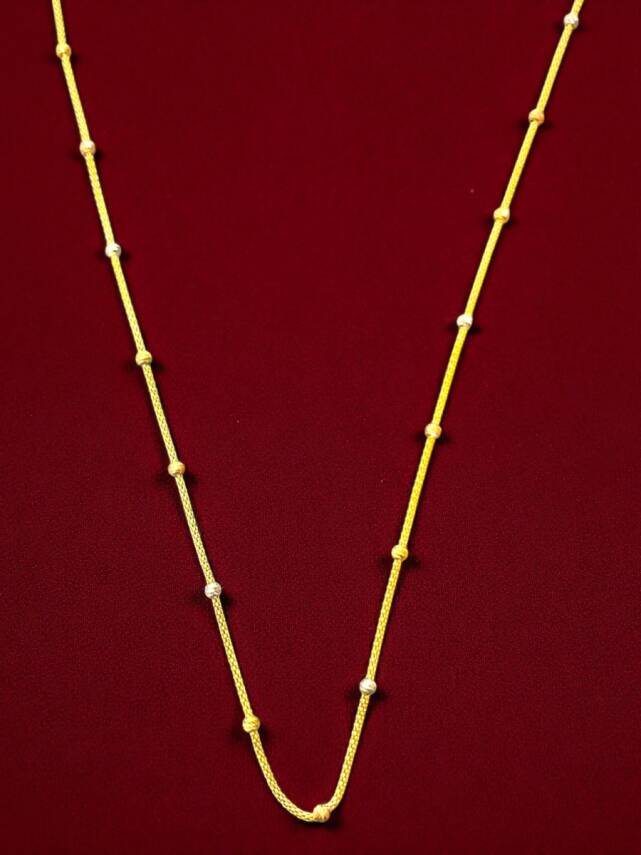 14 Ayar Altın Dorika Kolye - 5