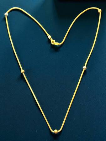 14 Ayar Altın Dorika Kolye - 2