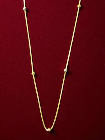 14 Ayar Altın Dorika Kolye - 5