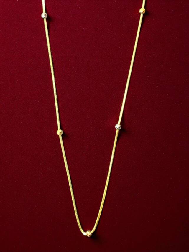 14 Ayar Altın Dorika Kolye - 5