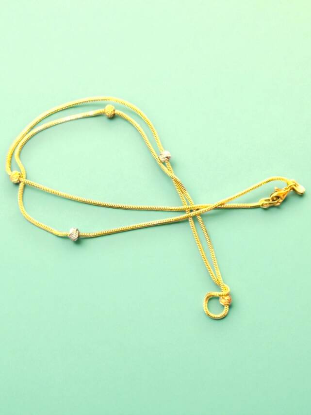 14 Ayar Altın Dorika Kolye - 3