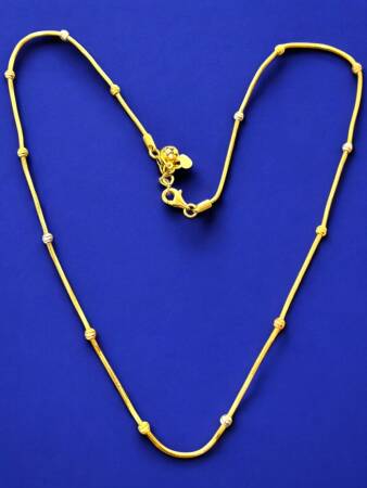 14 Ayar Altın Dorika Kolye - 3