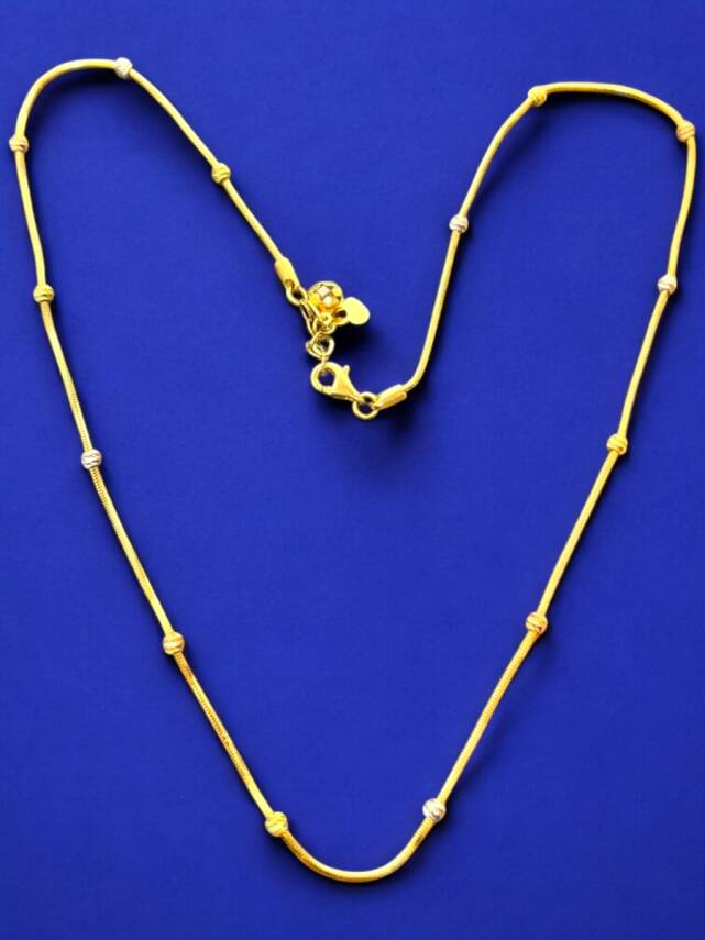 14 Ayar Altın Dorika Kolye - 3