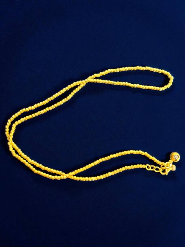 14 Ayar Altın Dorika Kolye - 5