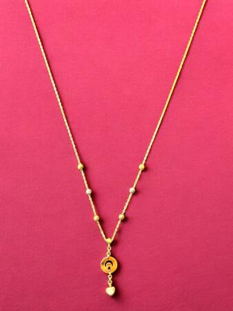 14 Ayar Altın Dorika Model Kolye - 