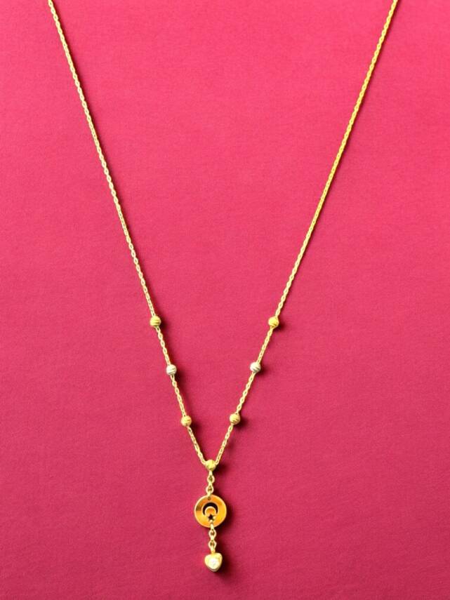 14 Ayar Altın Dorika Model Kolye - 1