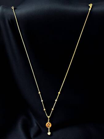 14 Ayar Altın Dorika Model Kolye - 5