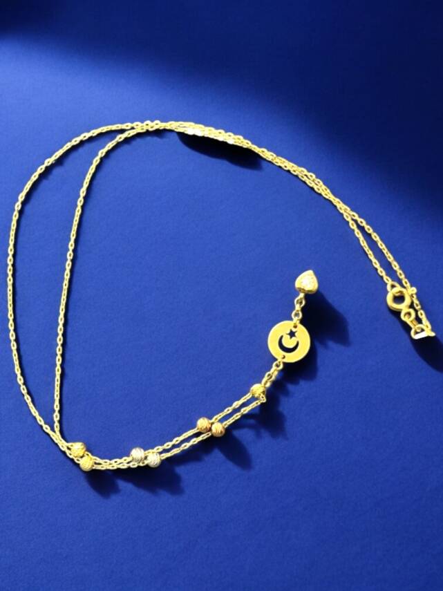 14 Ayar Altın Dorika Model Kolye - 2