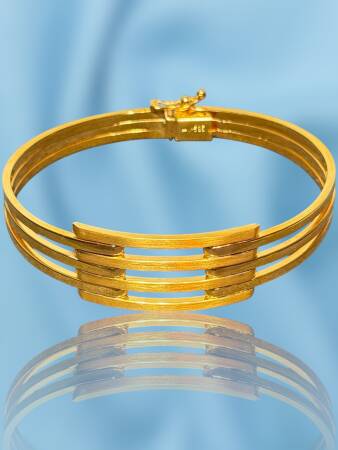 14 Ayar Altın Kaburga Kelepçe - 6