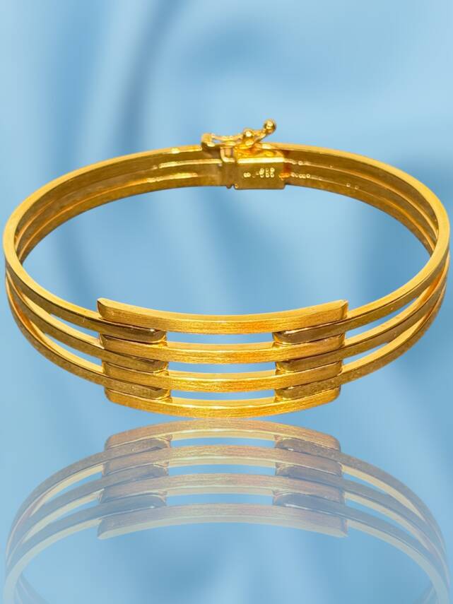 14 Ayar Altın Kaburga Kelepçe - 6