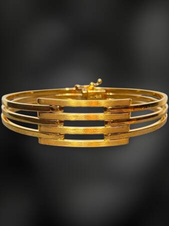 14 Ayar Altın Kaburga Kelepçe - 3