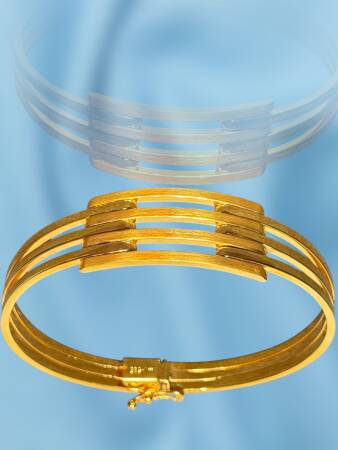 14 Ayar Altın Kaburga Kelepçe - 2