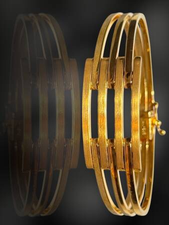 14 Ayar Altın Kaburga Kelepçe - 