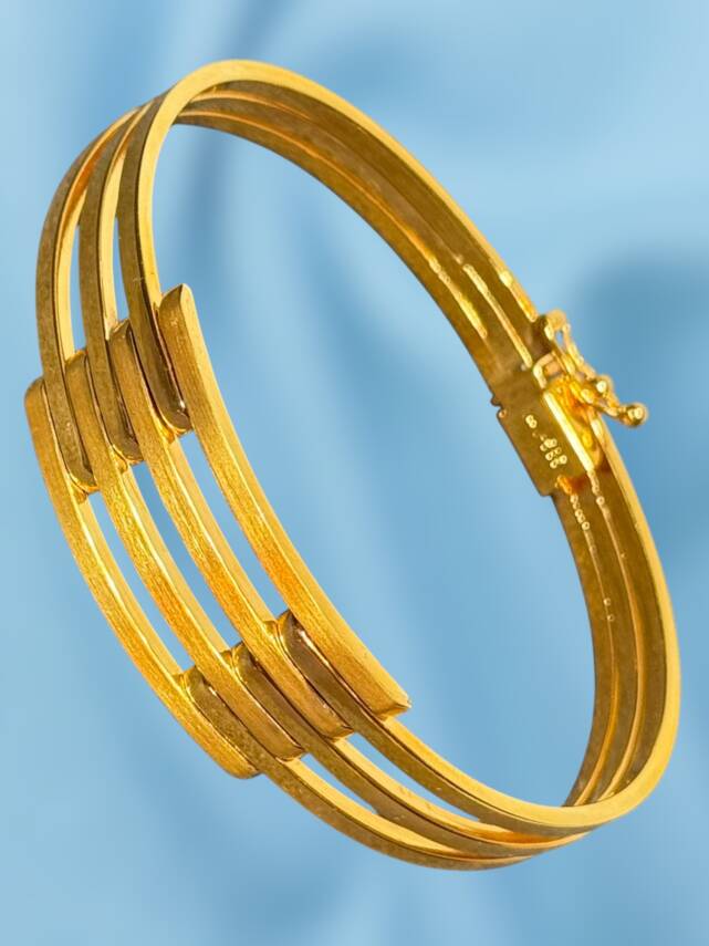 14 Ayar Altın Kaburga Kelepçe - 4