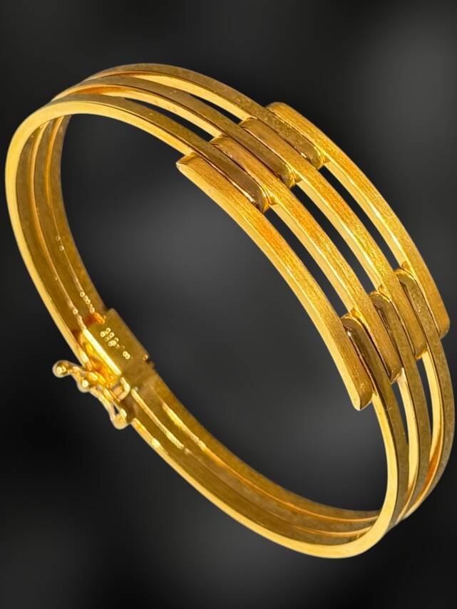 14 Ayar Altın Kaburga Kelepçe - 5