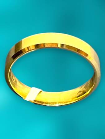 14 Ayar Altın Kare Alyans - 2