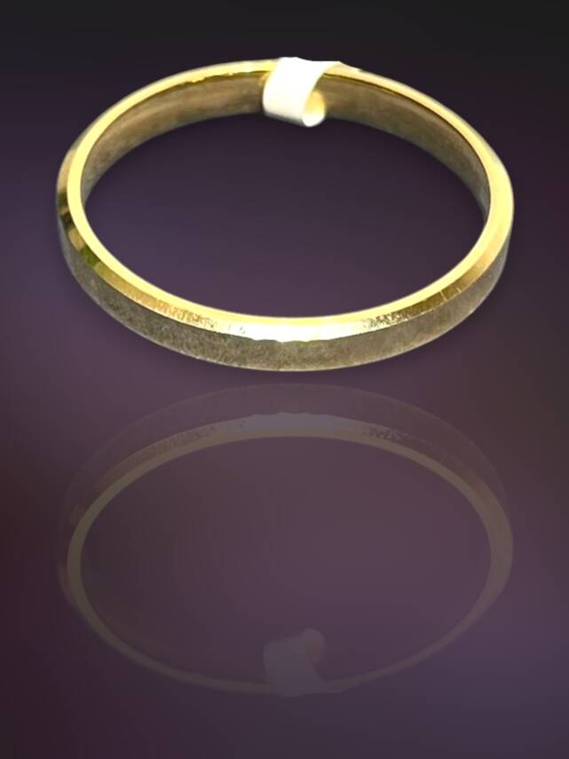 14 Ayar Altın Kare Alyans - 2