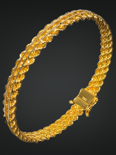 14 Ayar Altın Kelepçe - 7