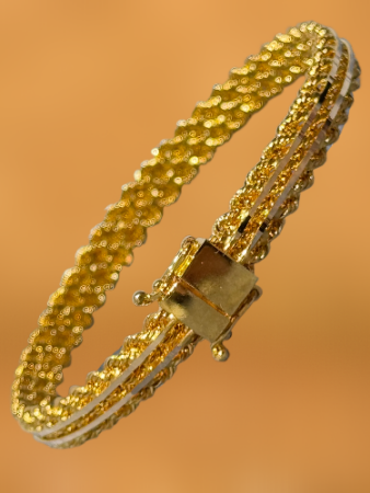 14 Ayar Altın Kelepçe - 6