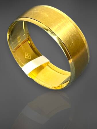 14 Ayar Altın Unisex Alyans - 4