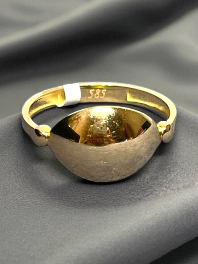 14 Ayar Altın Modelli Yüzük - 2