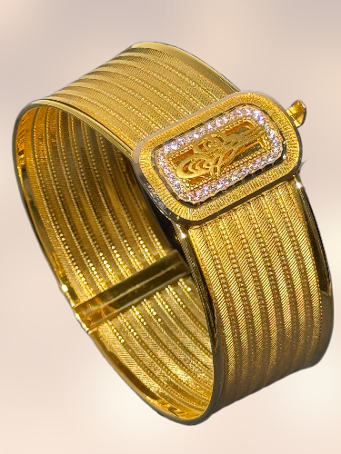 14 Ayar Altın Rize Hasır Kelepçe - 2