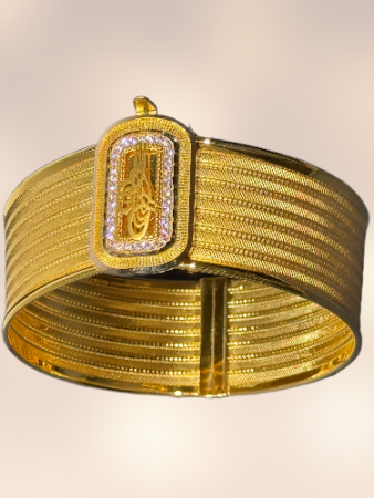 14 Ayar Altın Rize Hasır Kelepçe - 4