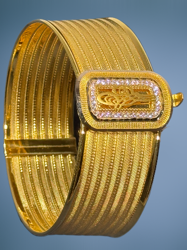 14 Ayar Altın Rize Hasır Kelepçe - 1