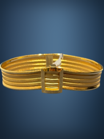 14 Ayar Altın Rize Hasır Kelepçe - 6