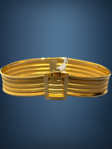 14 Ayar Altın Rize Hasır Kelepçe - 6