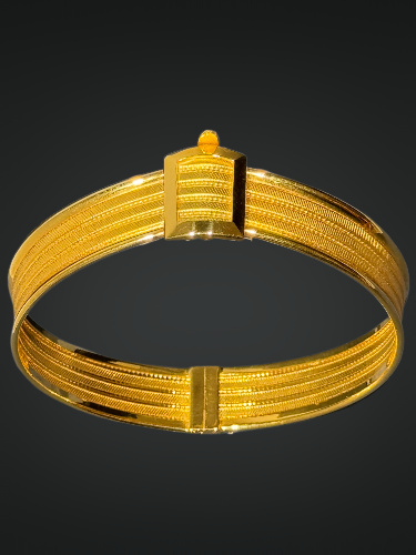 14 Ayar Altın Rize Hasır Kelepçe - 3