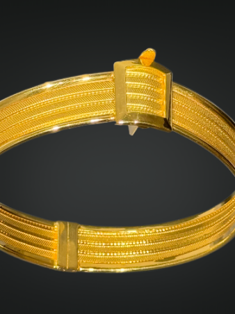 14 Ayar Altın Rize Hasır Kelepçe - 7