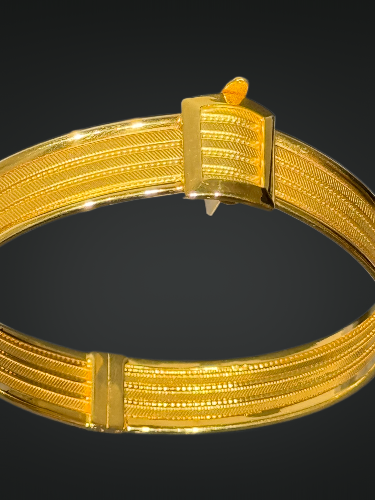 14 Ayar Altın Rize Hasır Kelepçe - 7