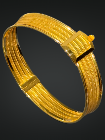 14 Ayar Altın Rize Hasır Kelepçe - 