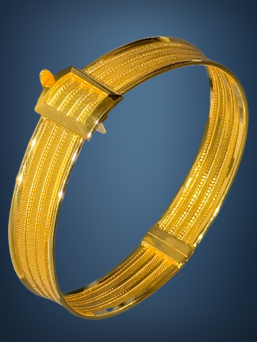 14 Ayar Altın Rize Hasır Kelepçe - 4