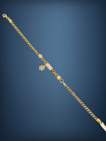 14 Ayar Altın Şans Bileklik - 