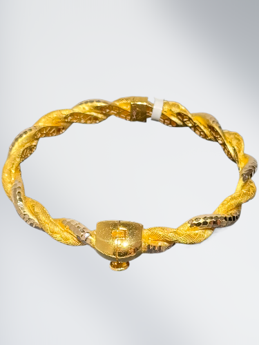 14 Ayar Altın Sarma Kelepçe - 1