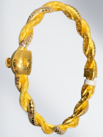 14 Ayar Altın Sarma Kelepçe - 3