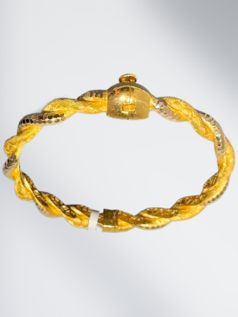 14 Ayar Altın Sarma Kelepçe - 5