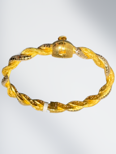 14 Ayar Altın Sarma Kelepçe - 5