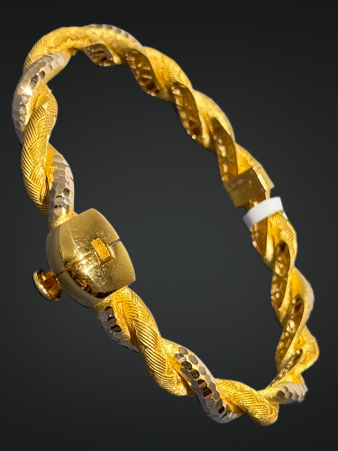 14 Ayar Altın Sarma Kelepçe - 6