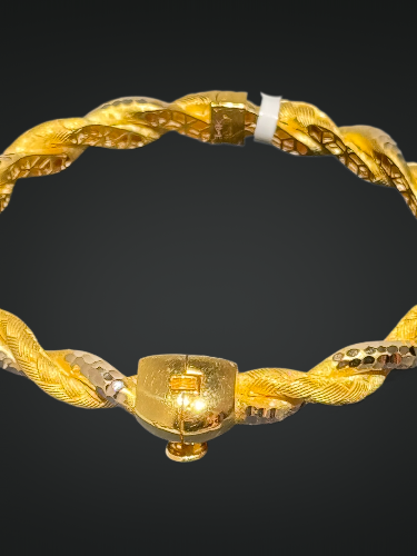 14 Ayar Altın Sarma Kelepçe - 2