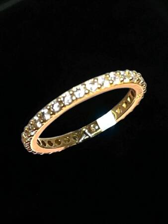 14 Ayar Altın Taşlı Tamtur Yüzük - 6