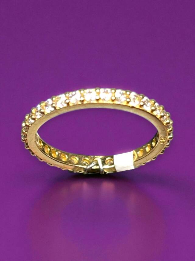 14 Ayar Altın Taşlı Tamtur Yüzük - 5