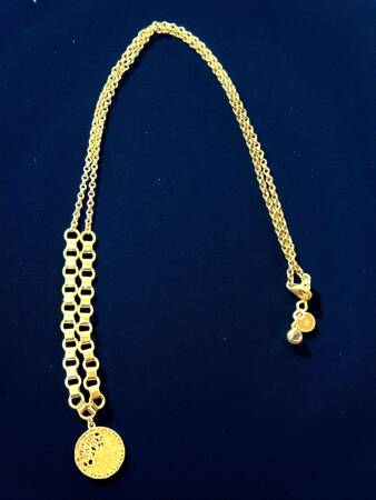 14 Ayar Altın Taşlı Ağaç Model Kolye - 6