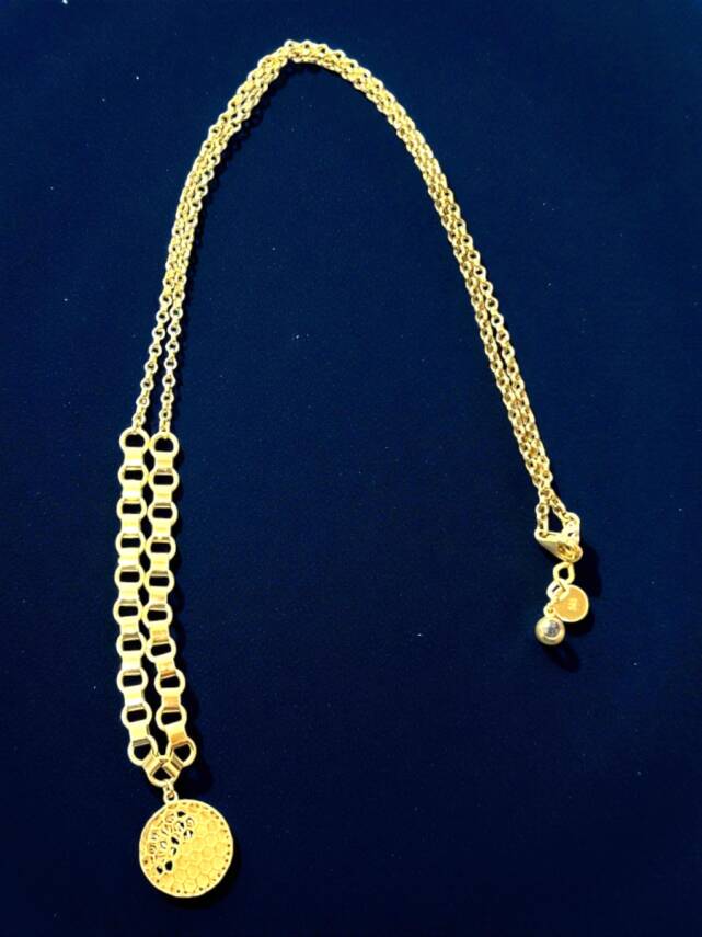 14 Ayar Altın Taşlı Ağaç Model Kolye - 6