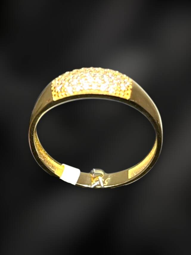 14 Ayar Altın Taşlı Eklem Yüzük - 6