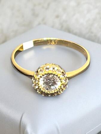 14 Ayar Altın Taşlı Fantezi Yüzük - 7