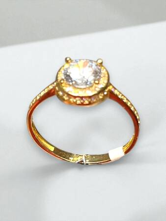 14 Ayar Altın Taşlı Fantezi Yüzük - 4